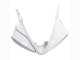 Online Blanco Negro Brillante Carenados Moto Yamaha YZF R6 2003-2004