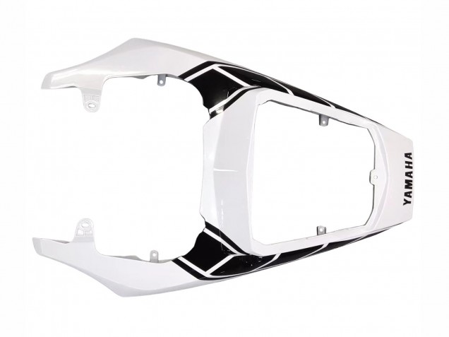Online Blanco Negro Brillante Carenados Moto Yamaha YZF R6 2003-2004