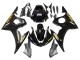 Online Negro Brillante Oro Calcomanías Carenado Moto Yamaha YZF R6 2003-2004
