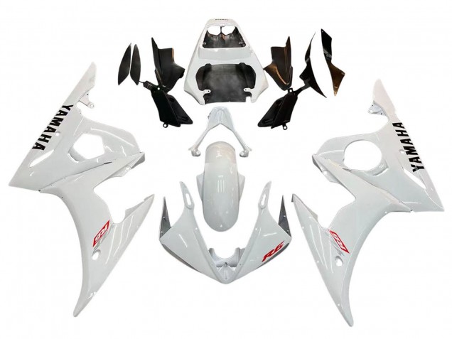 Online Blanco Carenados Moto Yamaha YZF R6 2003-2004