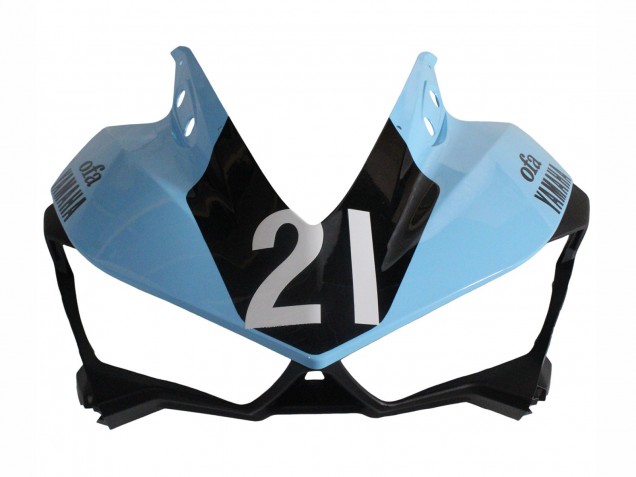 Online Azul Claro Negro Yamalube 21 Carenado Moto Yamaha YZF R3/R25 2015-2018