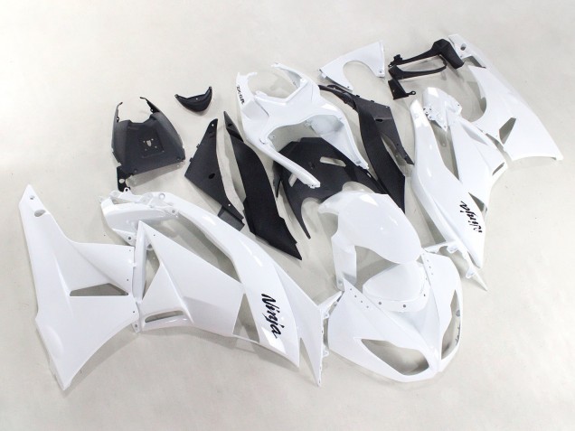 Online Blanco Negro Ninja Carenado Moto Kawasaki ZX6R 2009-2012