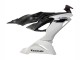 Online Blanco Negro FibraCarbono Carenado Moto Kawasaki ZX6R 2019-2022