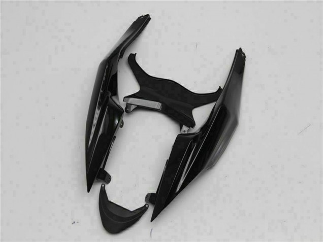 Online Negro Brillante Blanco Carenado Moto Kawasaki ZX6R 2009-2012