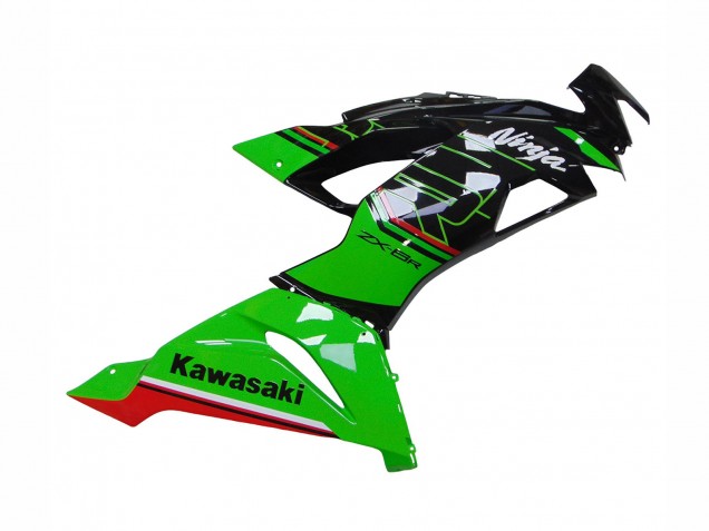 Online Verde Negro Brillante Rojo Carenado Moto Kawasaki ZX6R 2019-2022