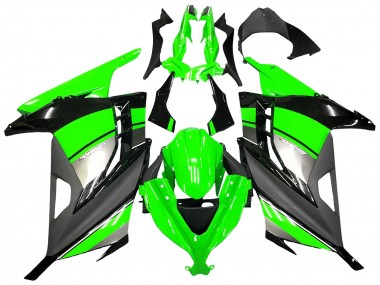 Online Verde Plata Negro Carenado Moto Kawasaki EX300 2013-2024