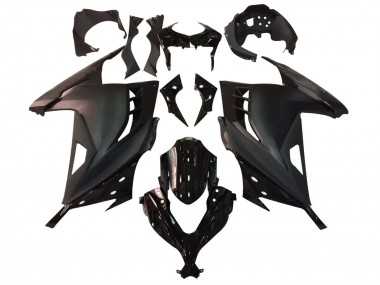 Online Negro Brillante Negro Mate Carenados Moto Kawasaki EX300 2013-2024
