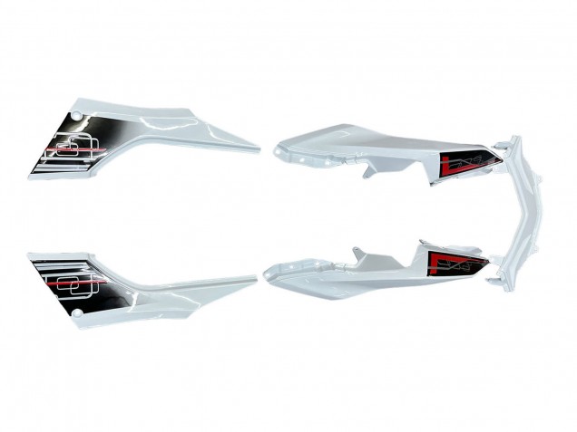 Online Blanco Rojo Negro Carenado Moto Kawasaki EX300 2013-2024