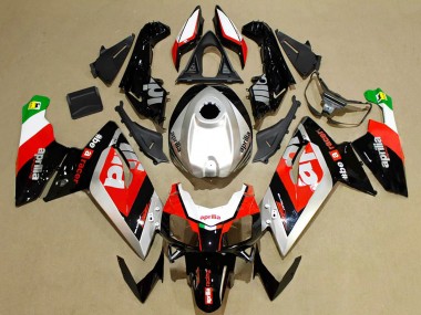 Online Rojo Plata Negro Verde Carenado Moto Aprilia RS125 2006-2011