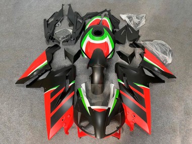 Online Negro Mate Rojo Verde Blanco Carenado Moto Aprilia RS125 2006-2011