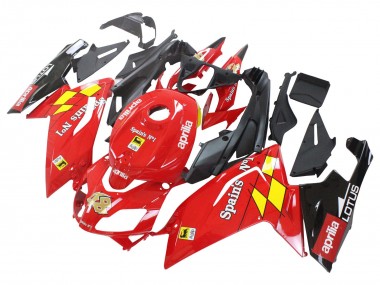 Online Rojo Blanco Amarillo Negro Carenado Moto Aprilia RS125 2006-2011