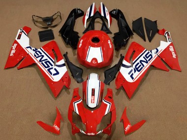 Online Rojo Blanco Carenado Moto Aprilia RS125 2006-2011