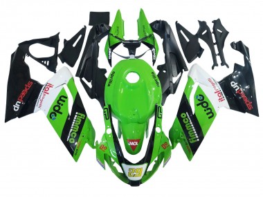 Online Verde Blanco Negro Carenados Moto Aprilia RS125 2006-2011