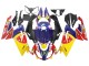 Online Amarillo Azul Oscuro Rojo Bull Carenado Moto Aprilia RS125 2006-2011