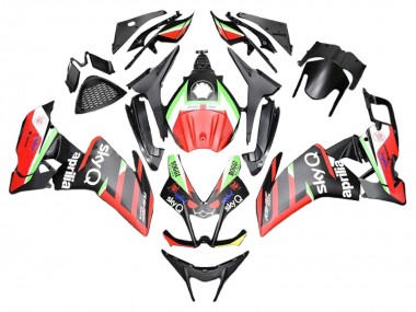 Online Rojo Verde Negro Carenado Moto Aprilia RS4 50 125 2012-2018