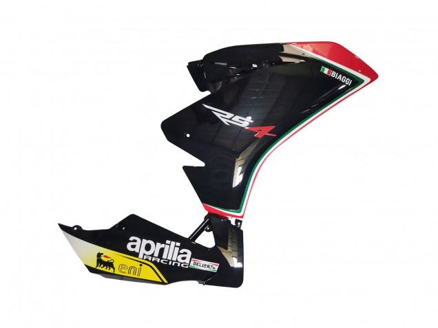 Online Blanco Rojo Amarillo Negro Brillante Carenado Moto Aprilia RS4 50 125 2012-2018