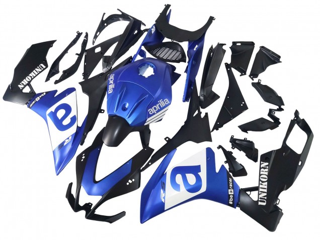 Online Azul Blanco Negro Mate Carenado Moto Aprilia RS4 50 125 2012-2018