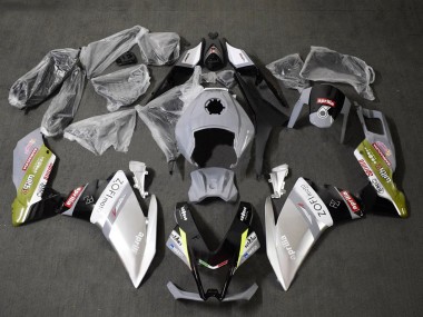 Online Blanco Plata Gris Negro Carenado Moto Aprilia RS4 50 125 2012-2018