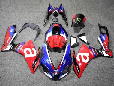 Online Blanco Azul Rojo Carenado Moto Aprilia RS4 50 125 2012-2018