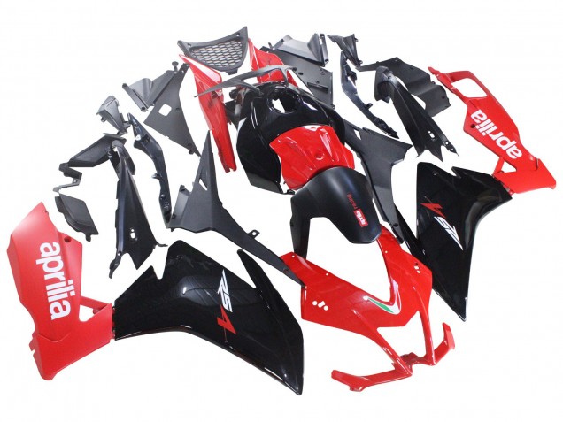 Online Rojo Negro Brillante Carenado Moto Aprilia RS4 50 125 2012-2018