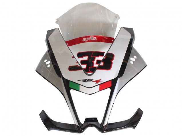 Online Plata Rojo Negro Brillante Carenado Moto Aprilia RS4 50 125 2012-2018