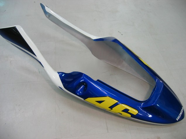 Online Amarillo Azul Blanco Negro Nastro Azzurro Carenado Moto Honda CBR600 F4i 2004-2007