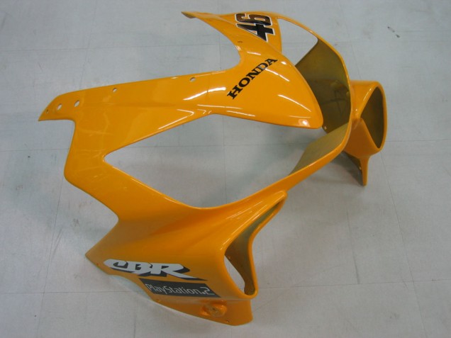 Online Amarillo Azul Blanco Negro Nastro Azzurro Carenado Moto Honda CBR600 F4i 2004-2007