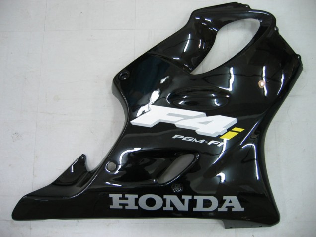 Online Negro Brillante Carenado Moto Honda CBR600 F4i 2004-2007