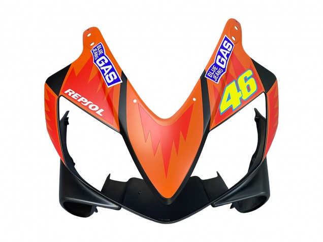 Online Negro Mate Naranja Rossi Carenado Moto Honda CBR600 F4i 2004-2007
