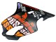 Online Negro Mate Naranja Rossi Carenado Moto Honda CBR600 F4i 2004-2007
