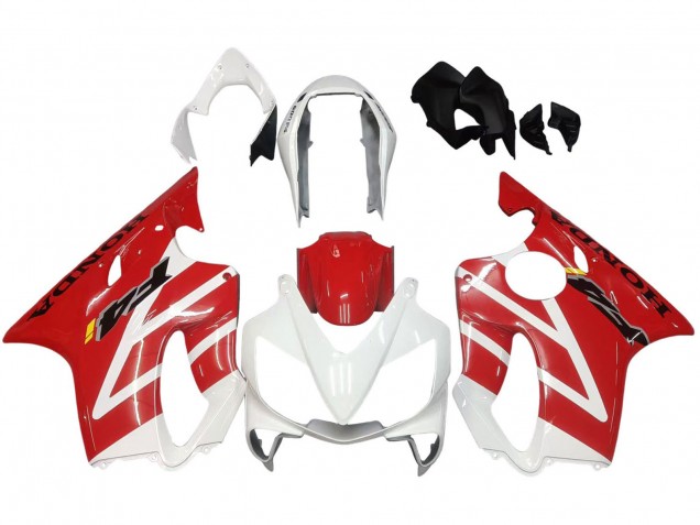 Online Blanco Rojo Carenado Moto Honda CBR600 F4i 2004-2007