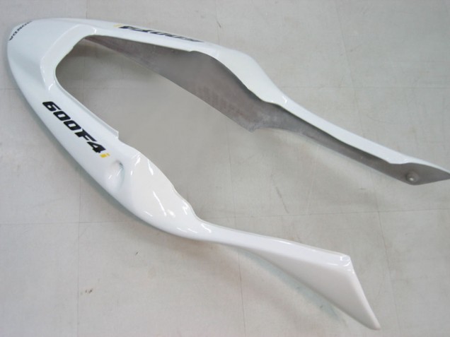 Online Blanco Negro Brillante Carenados Moto Honda CBR600 F4i 2004-2007