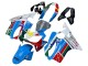 Online Blanco Azul Verde Rojo Carenado Moto Honda CBR600 F4i 2004-2007