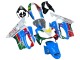 Online Blanco Azul Verde Rojo Carenado Moto Honda CBR600 F4i 2004-2007