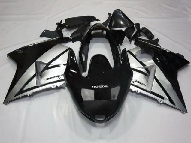 Online Plata Negro Brillante Carenado Moto Honda CBR1100XX Blackbird 1996-2007