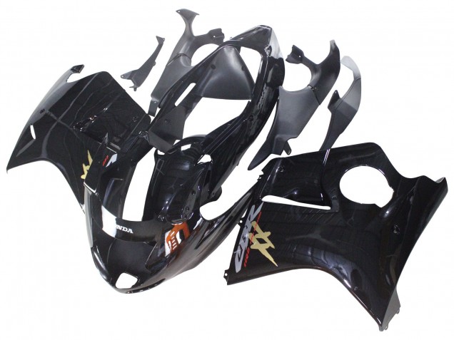 Online Negro Brillante Carenado Moto ABS Honda CBR1100XX Blackbird 1996-2007