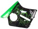 Online Negro Brillante Verde Llama Carenados Moto Honda CBR1100XX Blackbird 1996-2007