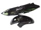 Online Negro Brillante Verde Llama Carenados Moto Honda CBR1100XX Blackbird 1996-2007