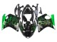 Online Negro Brillante Verde Llama Carenados Moto Honda CBR1100XX Blackbird 1996-2007