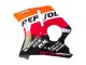 Online Naranja Blanco Rojo Negro Brillante Repsol Carenado Moto ABS Honda CBR1100XX Blackbird 1996-2007