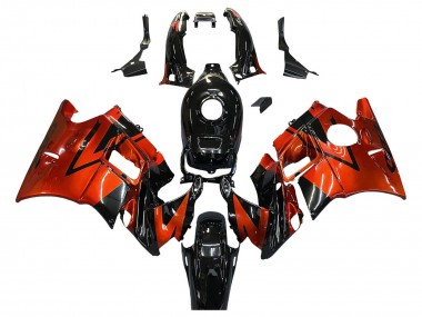 Online Naranja Negro Brillante Carenado Moto Honda CBR600 F2 1991-1994