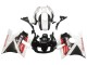Online Blanco Rojo Negro Brillante Carenado Moto Honda CBR600 F2 1991-1994