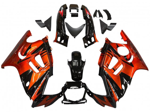 Online Naranja Negro Brillante Carenado Moto Honda CBR600 F3 1995-1996