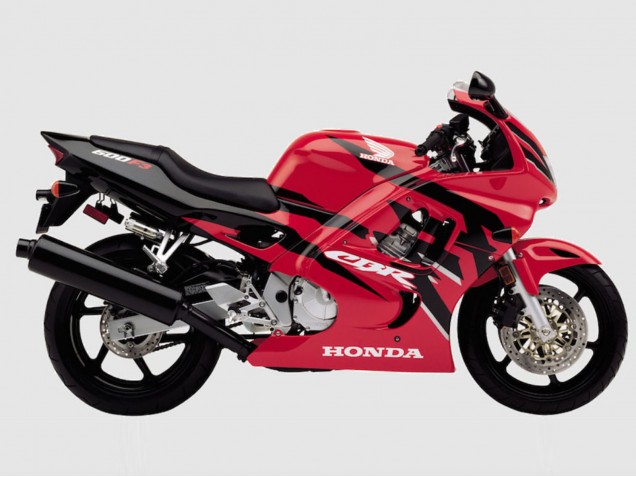 Online Rojo Negro Brillante Carenado Moto Honda CBR600 F3 1995-1996