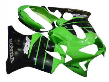 Online Verde Negro Brillante Carenado Moto Honda CBR600 F4 1999-2000