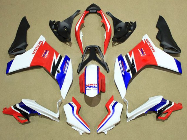 Online Blanco Rojo Azul Carenado Moto Honda CBR600F 2011-2013
