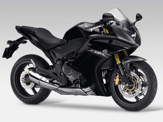 Online Negro Brillante Carenado Moto Honda CBR600F 2011-2013