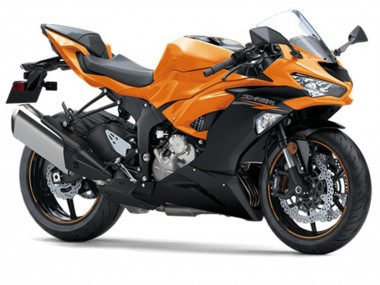 Online Naranja Negro Carenado Moto Kawasaki ZX6R 2019-2022