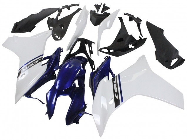 Online Blanco Azul Carenado Moto Honda CBR600F 2011-2013