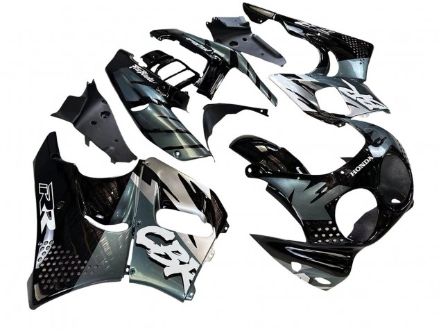 Online Plata Negro Brillante Carenado Moto Honda CBR900RR 893 1992-1993